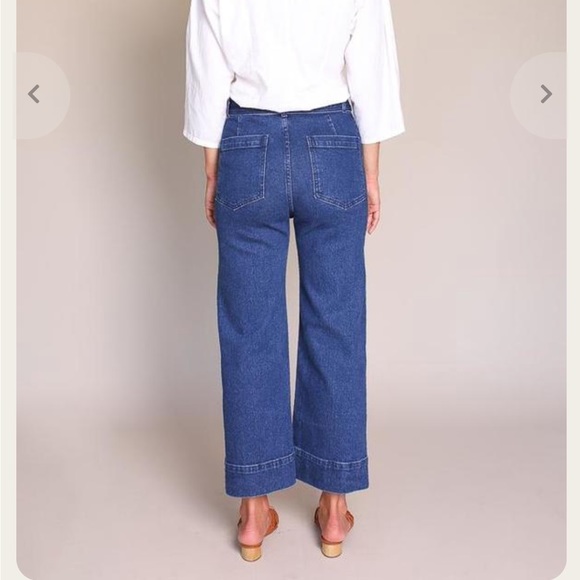 Apiece apart the belt Merida denim pant - Picture 2 of 6